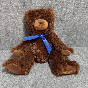 Ghirardelli (2008) Vintage Brownie Bear Long Haired Soft Plush Stuffed Animal￼